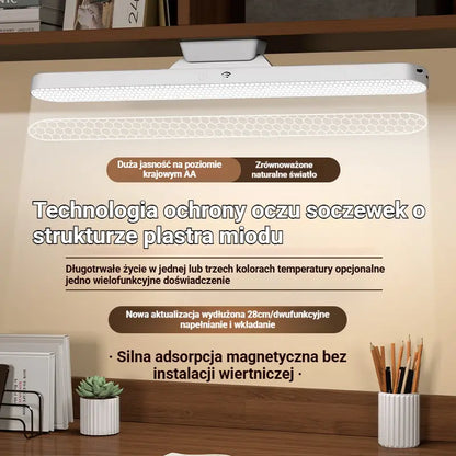 💡Wielofunkcyjna magnetyczna lampa ścienna - łączy w sobie funkcje lampki nocnej, lampki do czytania i lampki biurkowej!