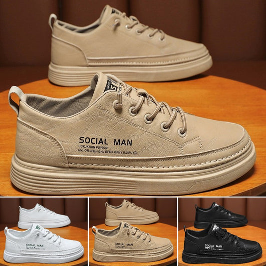 【39-44】 2025Primavera Nuevos zapatos de cuero de cuero de vaca suave Zapatos casuales