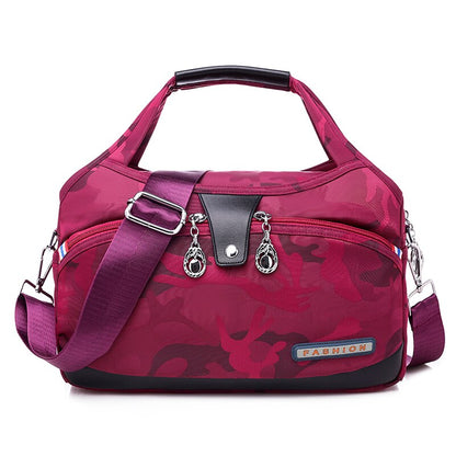 👜【50% de descuento】Bolso de mano informal ligero de tela Oxford para mujer de moda con gran capacidad, 💧impermeable, ✅viajes y compras, ✅múltiples métodos de transporte, bolso de mano, bolso de hombro, bolso de mensajero