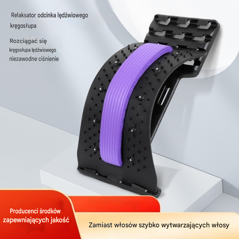 Relief 3 w 1 Magnetyczna terapia akupunkturowa, akupresura i trakcja, masaż akupunkturowy, miernik ciśnienia lędźwiowego