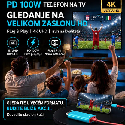 🔥 OGRANIČENA PONUDA: 50% popusta! 🔥 USB-C na HDMI adapter za Switch