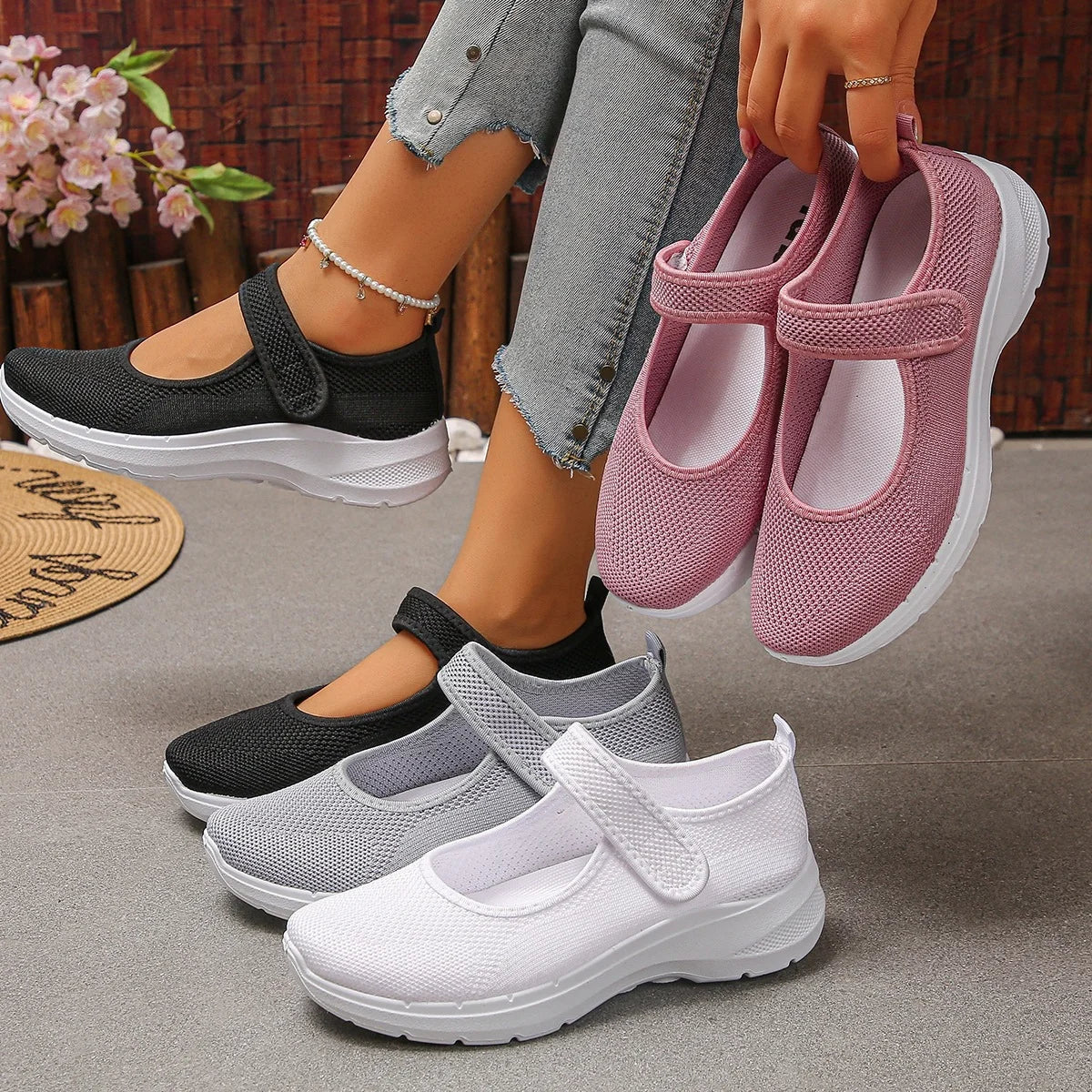 👟 Ortopedyczne buty typu Mary Jane – lekkie jak piórko, z podparciem łuku stopy i bezbolesne przy każdym kroku! 🌸✨