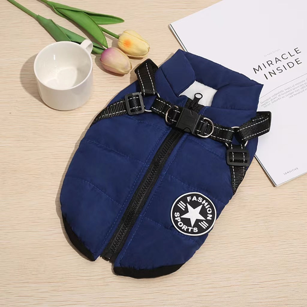 🐕‍🦺【50% popusta】Debelo skijaško odijelo za kućne ljubimce u jesen i zimu, vodootporni i topli pamučni prsluk za mačke i pse