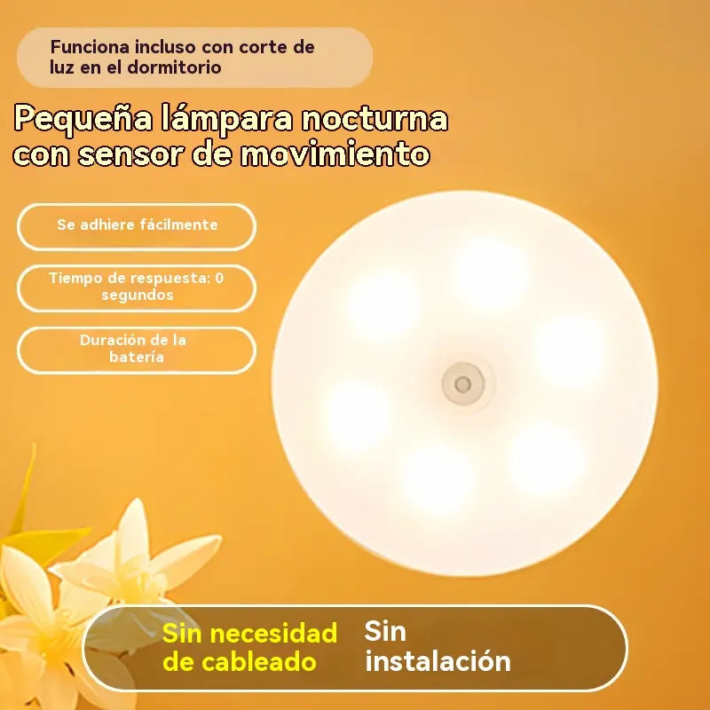 🏡💡 【Compra 1 y llévate 1 gratis】 Luz LED inteligente con sensor de movimiento — Práctica, fácil de cargar y sencilla de usar.