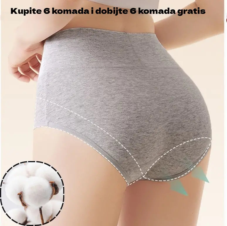 💖Zadnji dan 50% popusta - 【Paket od 6 komada】Podizači stražnjice visokog struka izrađeni od visokokvalitetnog pamuka✨️ （45-105 kg）