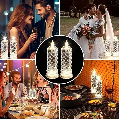【🎁🕯️Kúpte 2, získajte 2 zadarmo! 】✨4 kusy za 29 eur✨🕯️ Bezplameňové LED sviečky – bezpečné, odolné a plné sviatočnej nálady