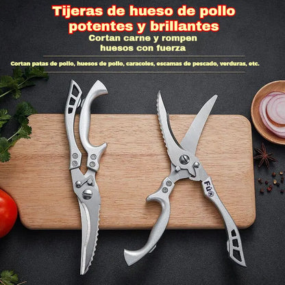 🔥¡OFERTA ESPECIAL! 50% DE DESCUENTO🔥 Tijeras de cocina multifuncionales de alta resistencia
