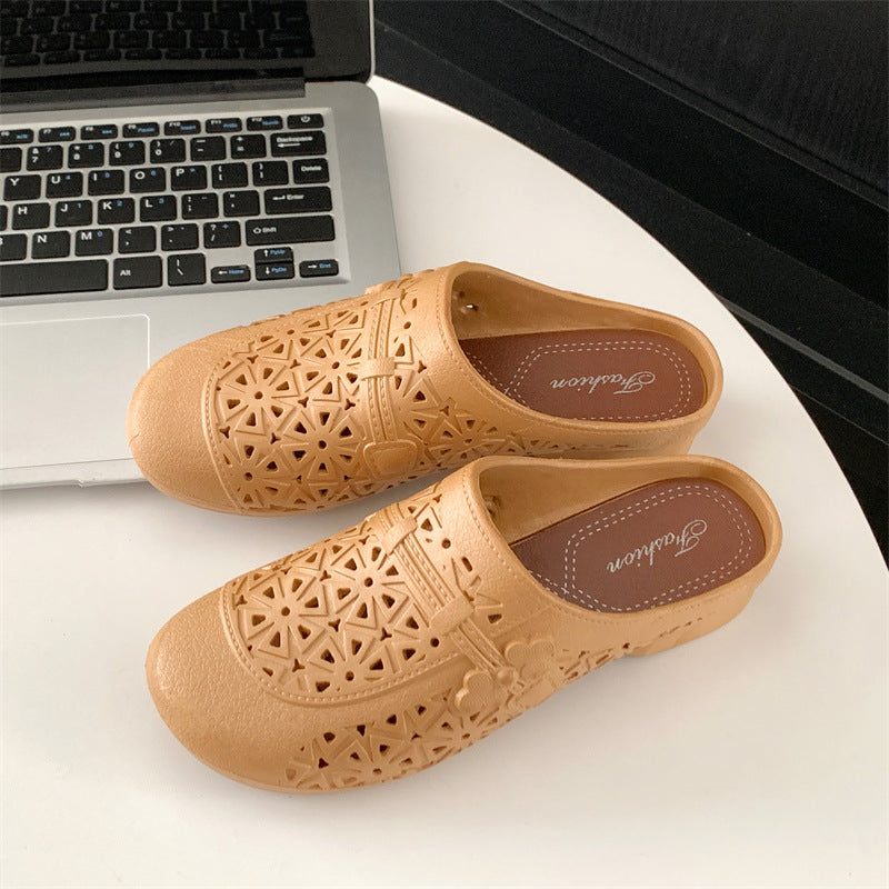【36-41】ženske casual modne ravne polu papuče