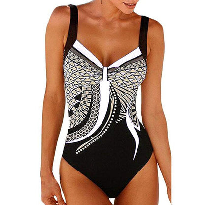 🩱🏊‍♀️ Bañador retro nuevo 2026, estampado vintage, estilo bikini
