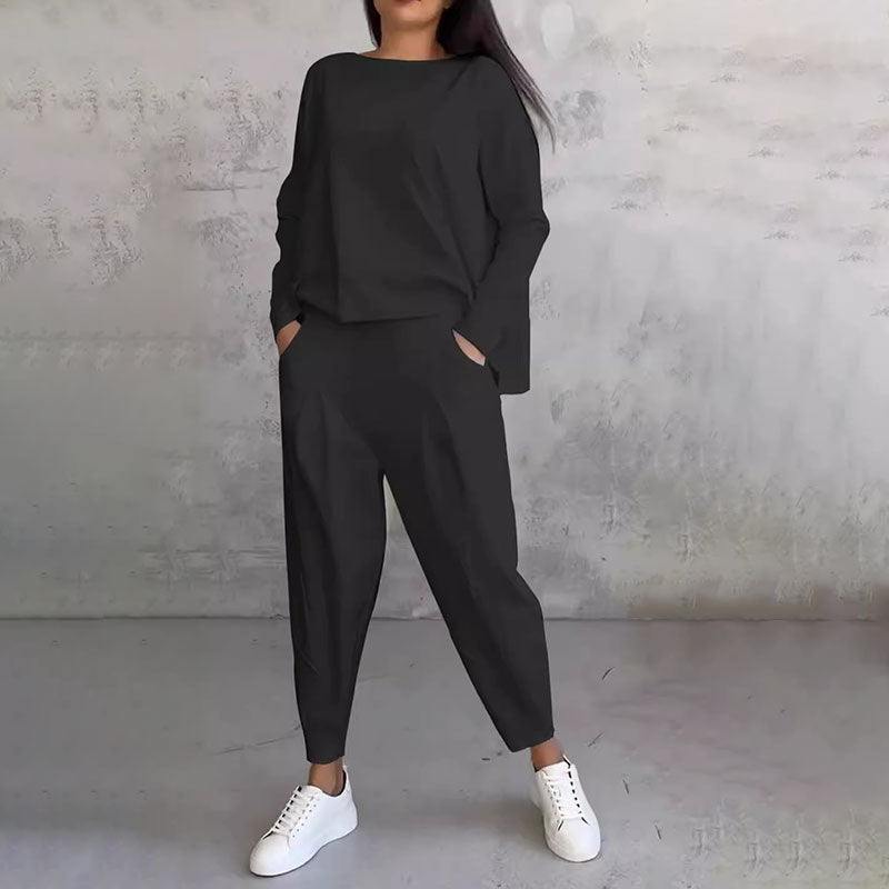 💃【Отстъпка за ограничено време】【S-5XL】💖Висококачествен памучен плат, ежедневен домашен комплект от чист памук