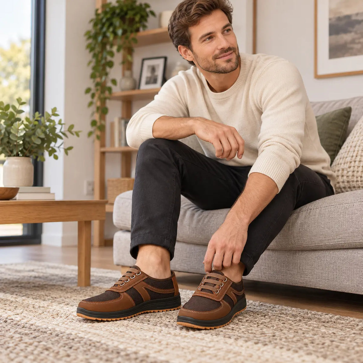 【Rozmiary 38–44】 🔥 Męskie sneakersy – nowe, przewiewne buty w stylu casual. Wygodne i uniwersalne, sprawdzą się zarówno w pracy, jak i na co dzień.