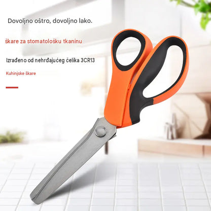 ✂️ Višenamjenske cik-cak škare – za tkaninu, papir i kreativni rad🧵