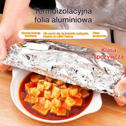 📢📢 RABAT 50%!⏰【100 sztuk】 Pokrywa izolacyjna z folii aluminiowej