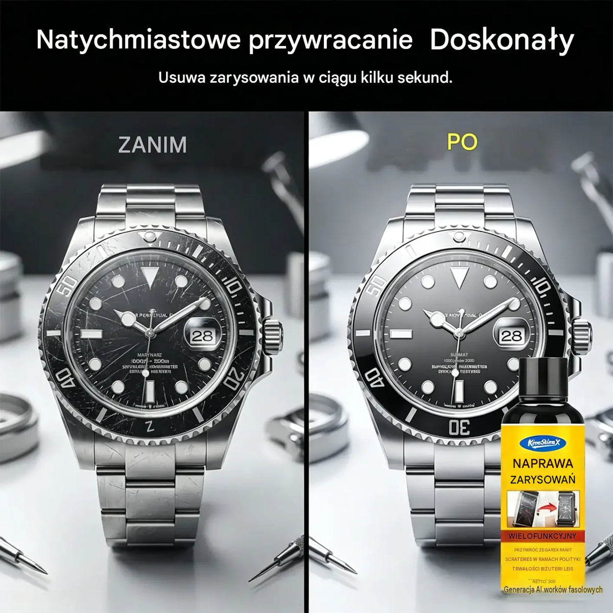 【200 ml + gąbka】Promocja 1+1 gratis: 109 PLN ✨🛡️ Wielofunkcyjny preparat do usuwania rys i polerowania