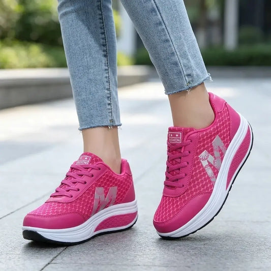 👟 Chodź z lekkością i maksymalnym komfortem! Damskie, ortopedyczne buty sportowe z wysoką podeszwą (oddychający materiał siateczkowy/zmniejsza zmęczenie/rozmiary 35-43)! ✨