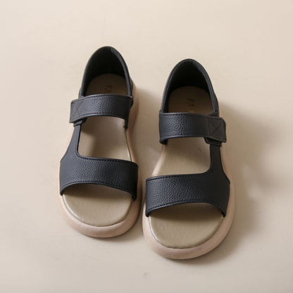 👡【35-43】Ljetne retro ležerne sandale s ribljim ustima, od mekane kože s mekanim potplatom