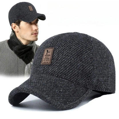 🧢 Topla muška kapa sa zaštitom za uši: udobnost za jesen i zimu.