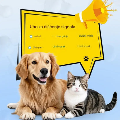 🐶🐱 Sredstvo za čišćenje ušiju za ublažavanje svrbeža ušiju kod pasa i mačaka.