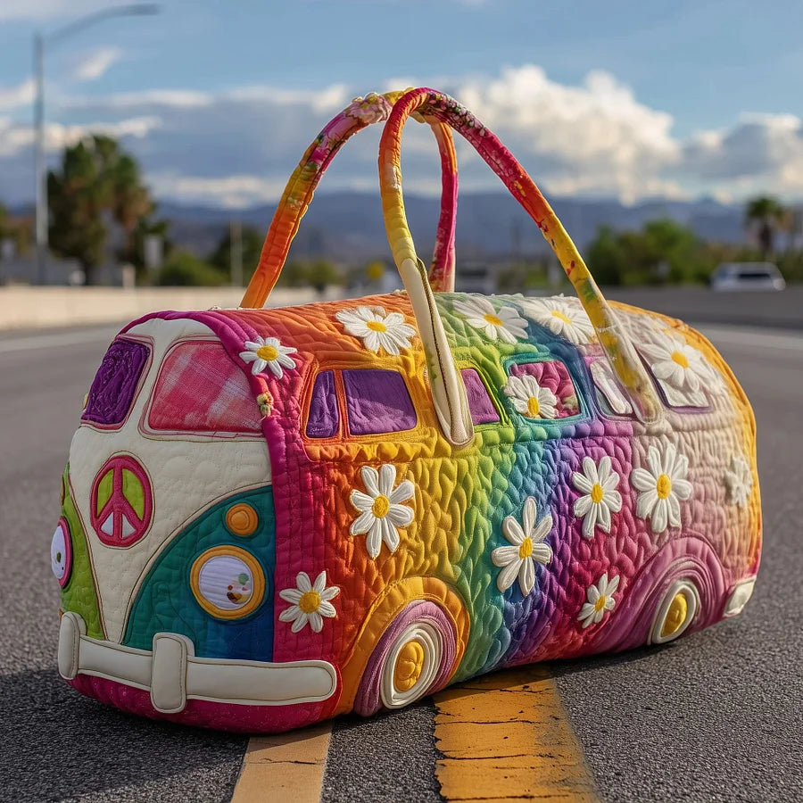 Hippie Van podstavljena putna torba