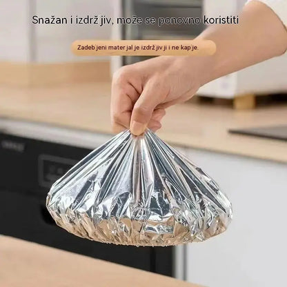💥【100 komada】🍎🔥 Izolacijski poklopac od aluminijske folije prehrambene kvalitete