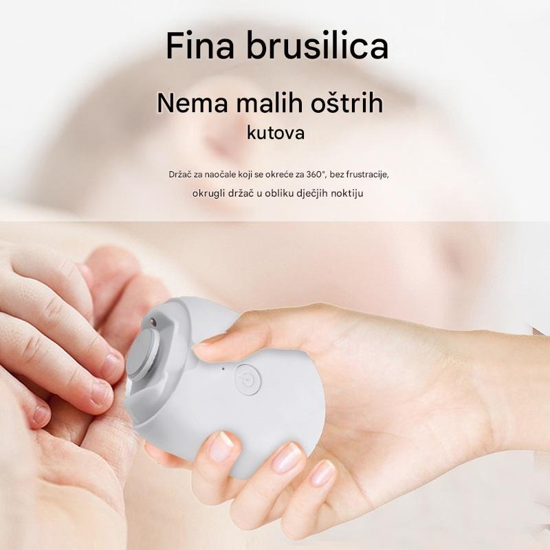 💅 Kupite 1, dobijte 1 gratis! ✨ Automatska turpija za nokte (2 komad) za sigurnu i nježnu njegu noktiju 👶🔧