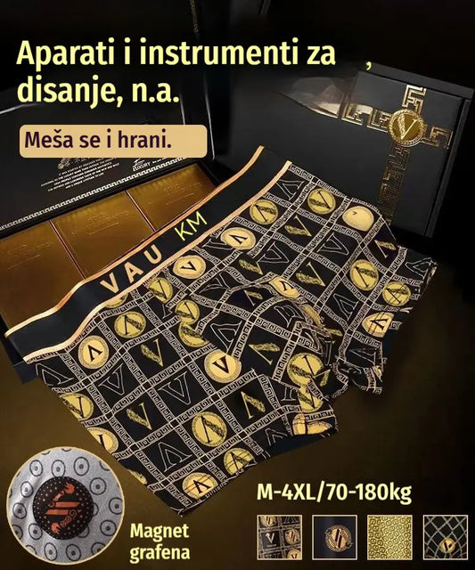 🔥Kupite 2, dobijte 2 gratis🔥 Luksuzne magnetske muške bokserice (model 2026)