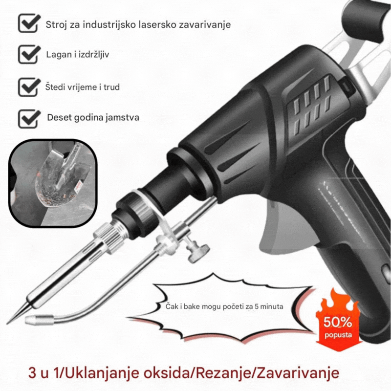 50% POPUSTA🔥🔩Ručni električni pištolj za lemljenje, set za automatsko lemljenje✅