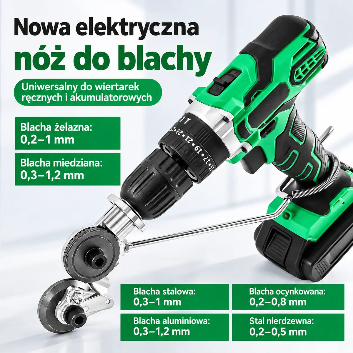 🛠 49% taniej 🔧 Przystawka do wiertarki elektrycznej 🔩 Zmień swoją wiertarkę w narzędzie tnące.