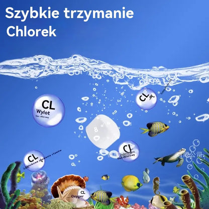【Kup 1, a 1 dostaniesz gratis】💦🐟Tabletki oczyszczające polimery ｜Szybko usuwają chlor i stabilizują wodę ｜Podmiana wody w akwarium bez osadzania się wody