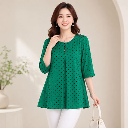 ✨【-50% ZNIŻKI】【L-5XL】💞Nowa jesienna koszula 2026 w grochy