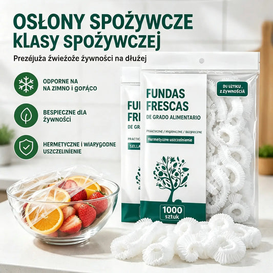 🔥【Ostatnia oferta specjalna: 50% zniżki】✨500 wielokrotnego użytku i elastycznych plastikowych opakowań bezpiecznych dla żywności