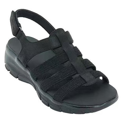 🥿【36-43】Wsparcie łuku stopy, oddychająca, miękka gumowa amortyzacja, płaskie sandały