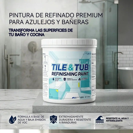 🔥Kit de pintura premium para la renovación de azulejos y bañeras