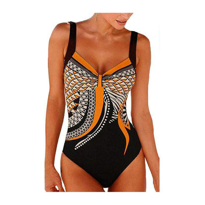 🩱🏊‍♀️ Bañador retro nuevo 2026, estampado vintage, estilo bikini