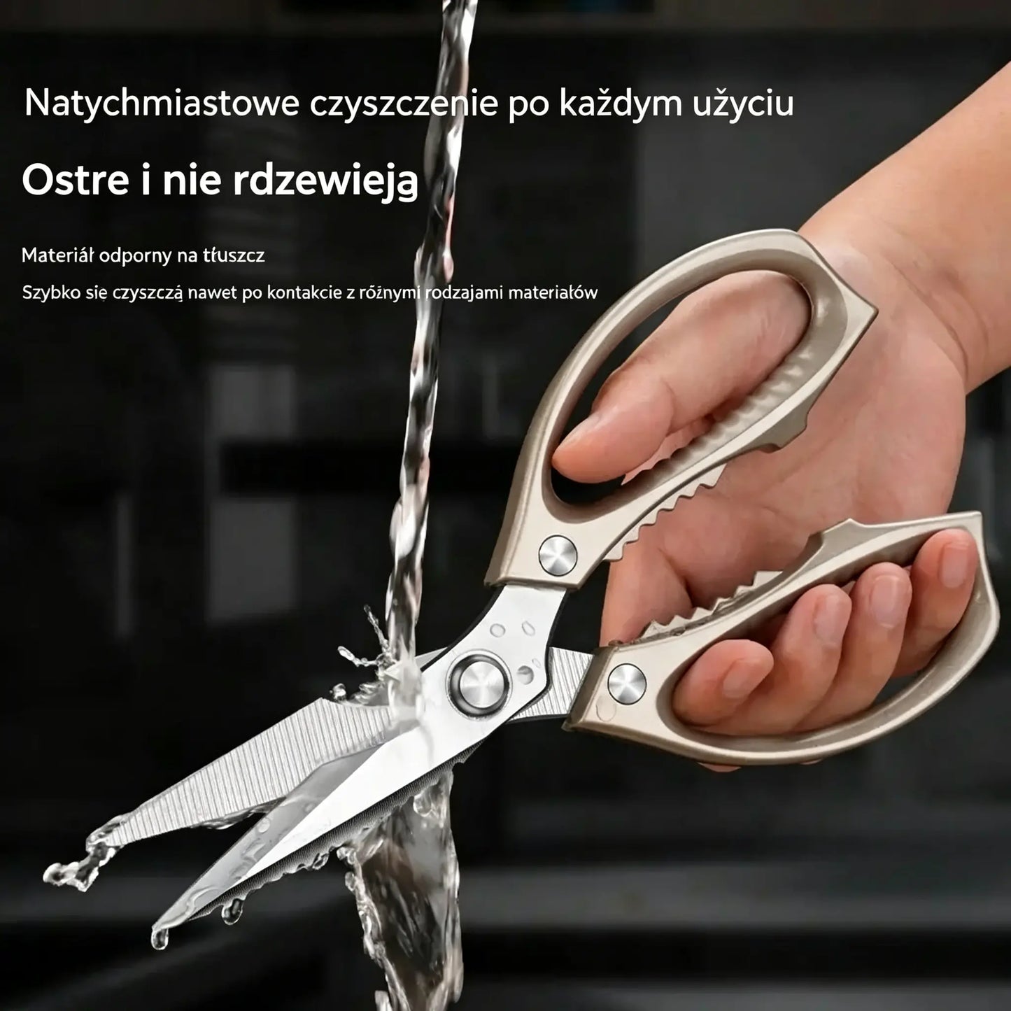 🔥Nowe ulepszenie🍖 Wielofunkcyjne, wydajne nożyczki kuchenne ✂️👨‍🍳