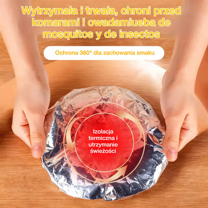 📢📢 RABAT 50%!⏰【100 sztuk】 Pokrywa izolacyjna z folii aluminiowej