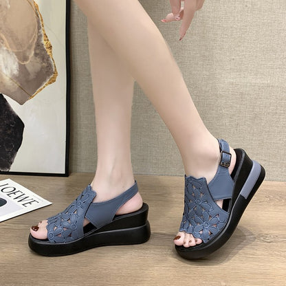 💖Sandalias deportivas informales romanas con hebilla de una línea para mujer, novedad de verano 2025