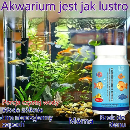 🔥Kup 1, a 1 dostaniesz gratis (2 butelki - 400 sztuk)🐠🌿 Tabletki do oczyszczania wody akwariowej + tabletki natleniające
