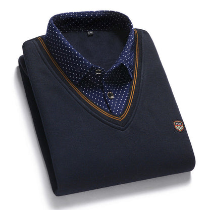 🔥👔【M-4XL】Мъжко есенно-зимно ново кадифено дебело топло плетено яке