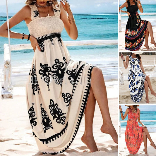 🔥Vruće prodavana❗❗❗【S-3XL】🌈👗Ljetna haljina s printom na tregere iz 2025. godine🌷