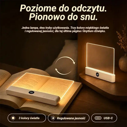📚💡 Lampka do czytania LED z klipsem | Lampka nocna do łóżka, do nauki i czytania