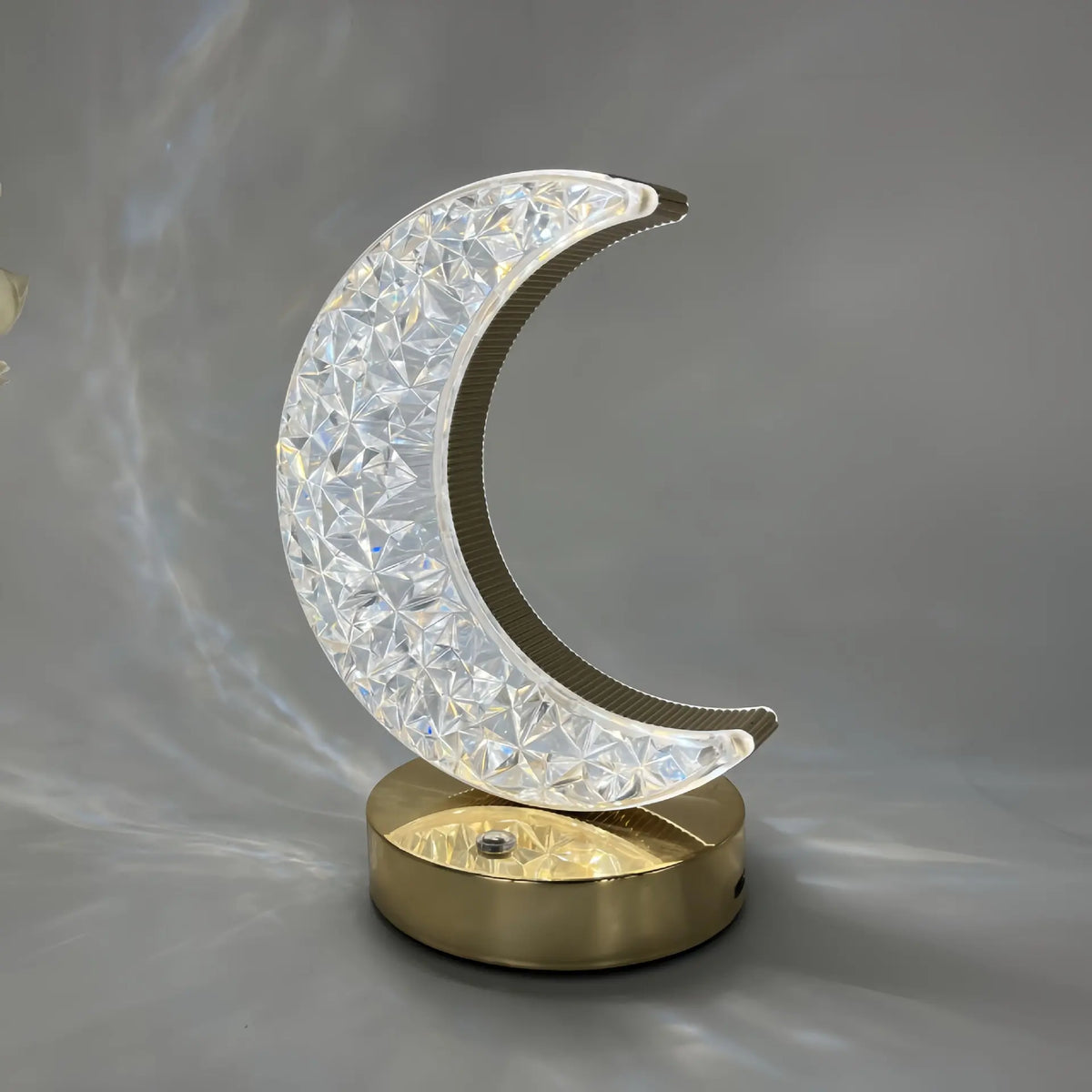 📢📢 Sleva 50 %! ✨ Skleněné noční světlo s geometrickým designem: dotykové ovládání, 3 barvy, nabíjení přes USB, 🏠 útulné osvětlení do ložnice.