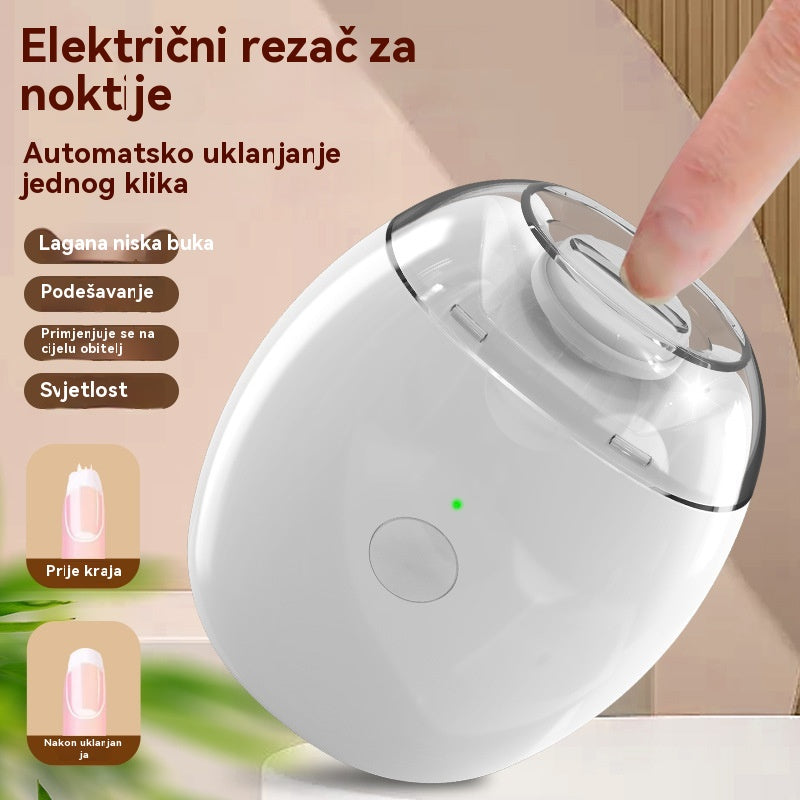 💅Najprodavaniji artikl ✨Potpuno automatski električni trimer za nokte, sigurno i nježno reže nokte.