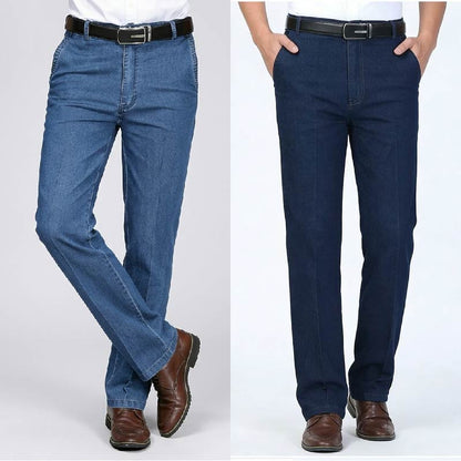 👖【50% OFF】👖 2026 г. Нови мъжки дънки с висока талия голям размер