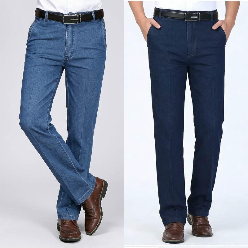 👖【50% OFF】👖 2026 г. Нови мъжки дънки с висока талия голям размер