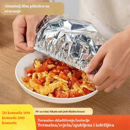 💥【100 komada】🍎🔥 Izolacijski poklopac od aluminijske folije prehrambene kvalitete
