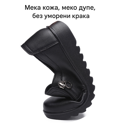 🔥【35-41】Удобни обувки от телешка кожа, мека подметка, неплъзгаща се, устойчива на износване за дълго време, гарантирано качество
