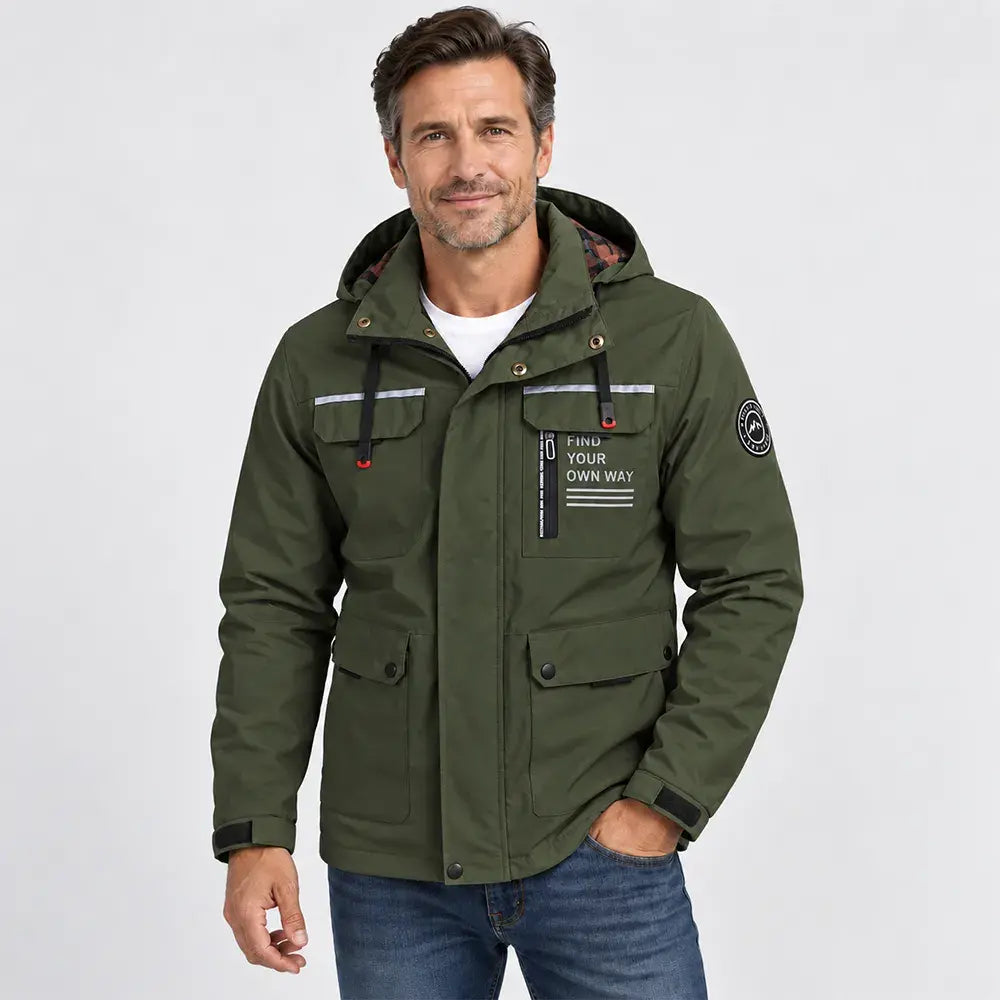 【M-6XL】Nueva chaqueta para hombre 2026: gruesa, cálida, cortavientos e impermeable - Envío gratuito