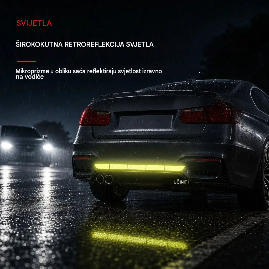 【10 artikala za 23 eura】✨🚗 Odmah privlače pažnju! Reflektirajuće zaštitne trake za branik visokog sjaja.