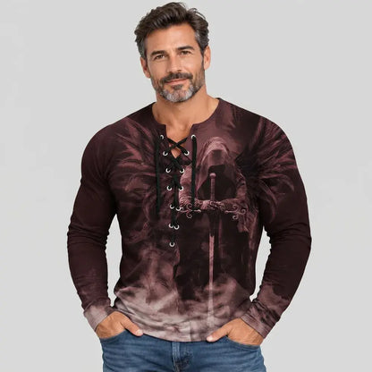 【S-4XL】🦁🦁2026 【Nowość】 Męski T-shirt w stylu casual z nadrukiem 3D